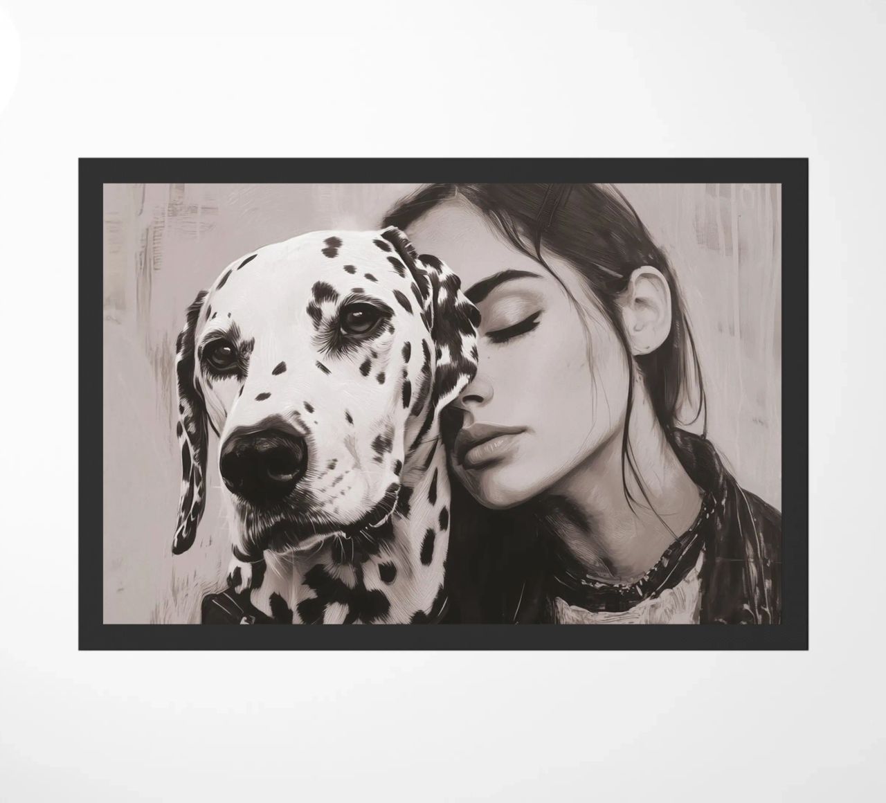 Io e il mio cane (n. 3) zerbino da Katja Stehle Design