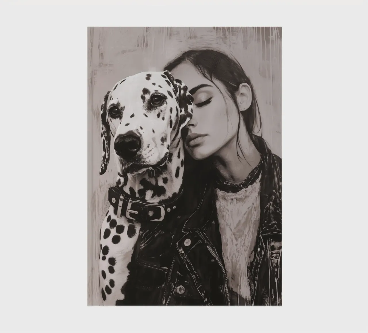 My dog and I (No. 3) notebook by Katja Stehle Design