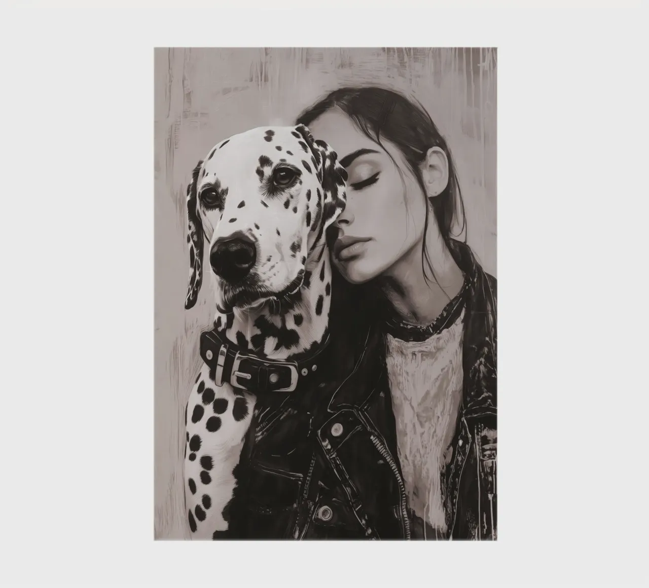 My dog and I (No. 3) notebook by Katja Stehle Design