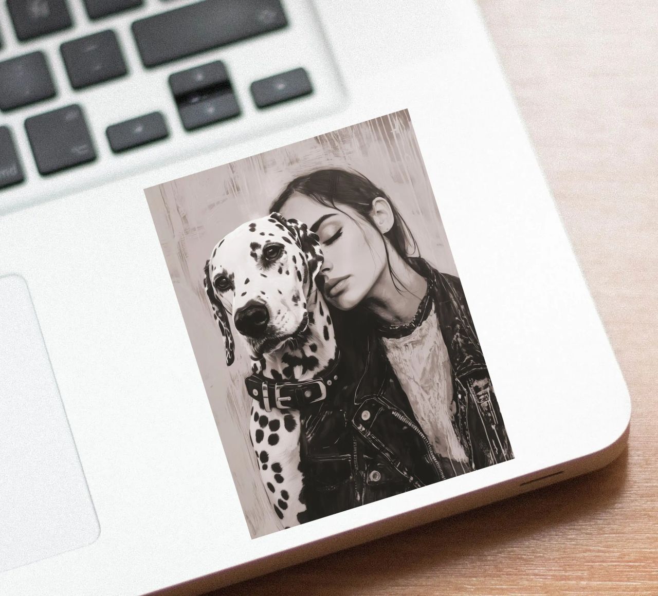 Io e il mio cane (n. 3) adesivo da Katja Stehle Design