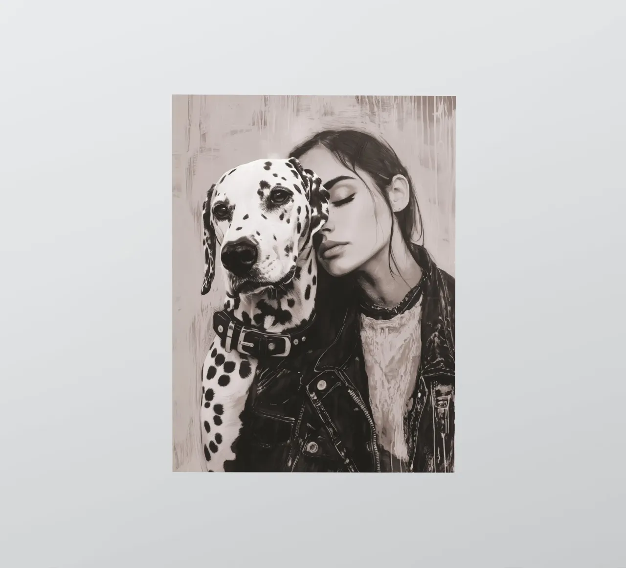 Io e il mio cane (n. 3) adesivo da Katja Stehle Design