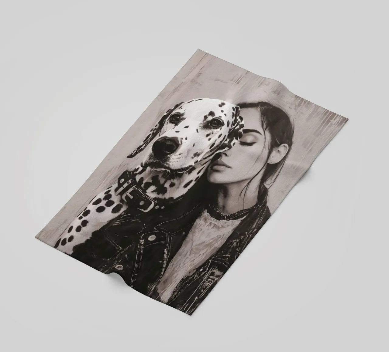 Io e il mio cane (n. 3) telo mare da Katja Stehle Design