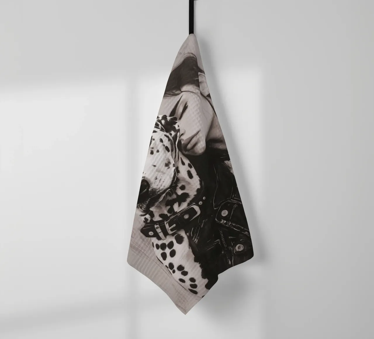 Io e il mio cane (n. 3) canovaccio da cucina da Katja Stehle Design