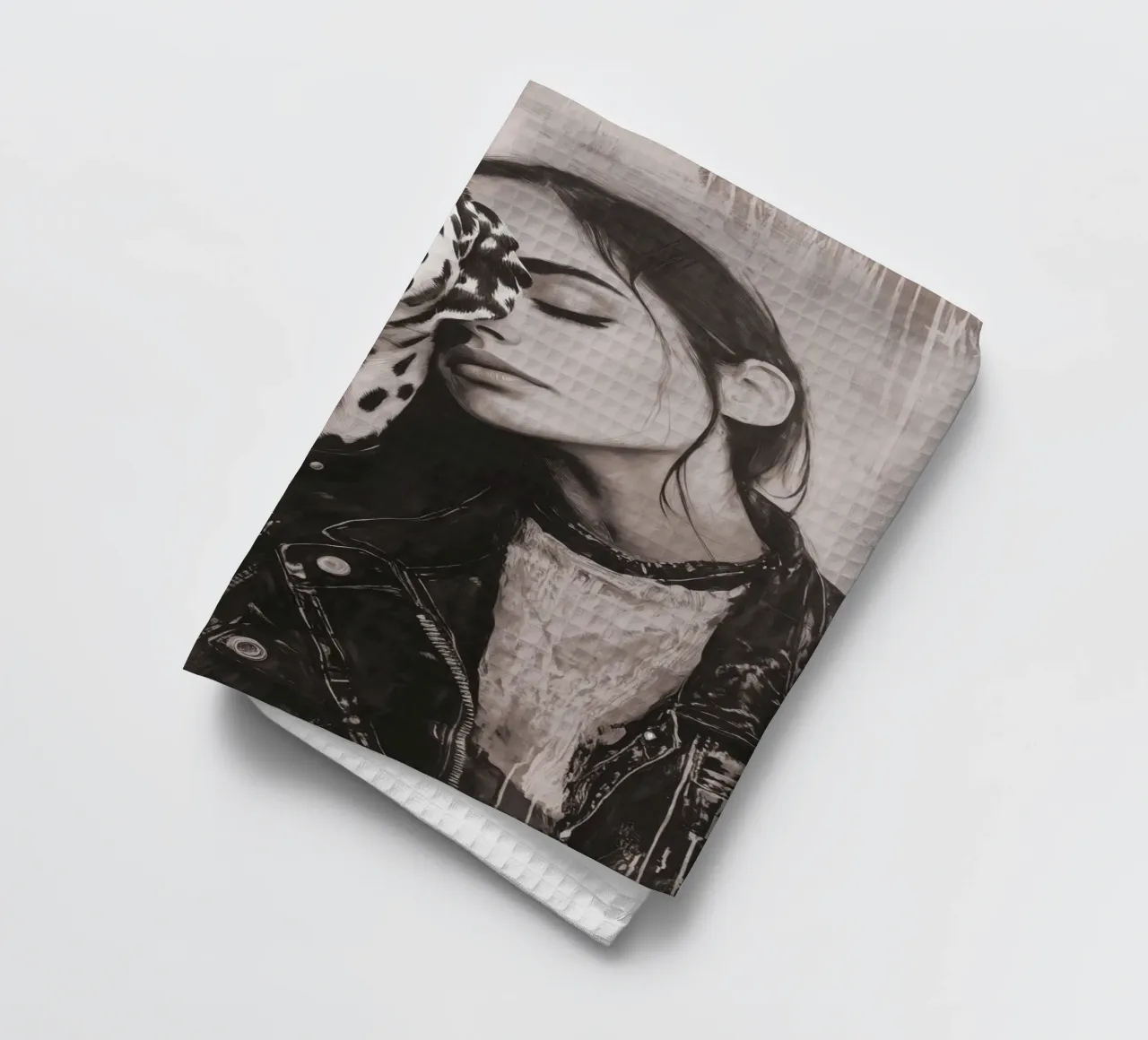 Io e il mio cane (n. 3) canovaccio da cucina da Katja Stehle Design