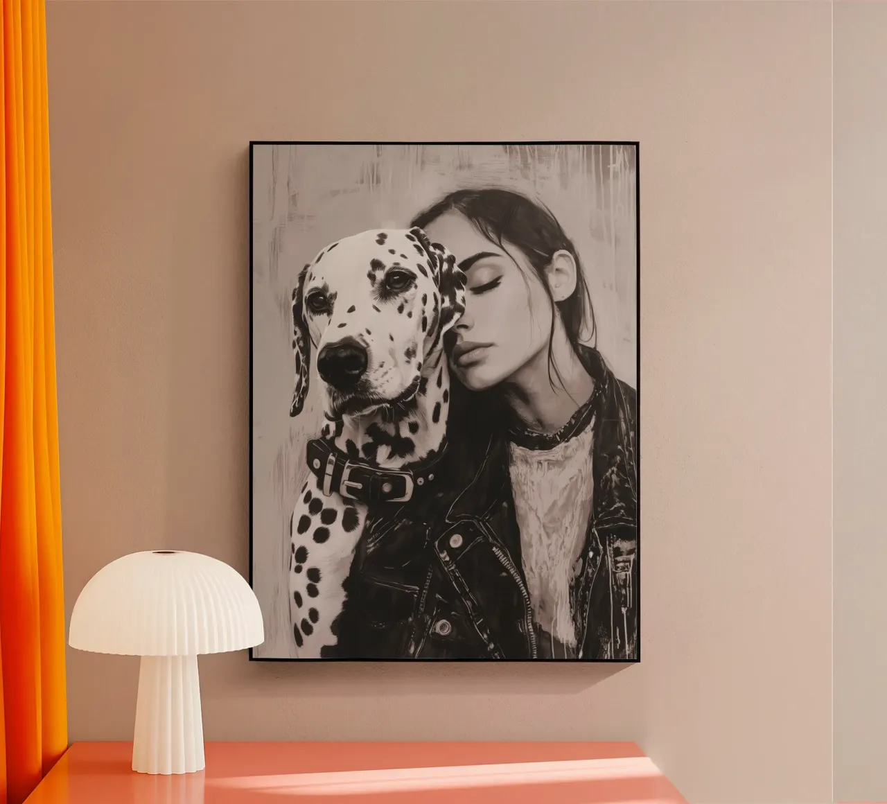 Io e il mio cane (n. 3) plexiglass da Katja Stehle Design