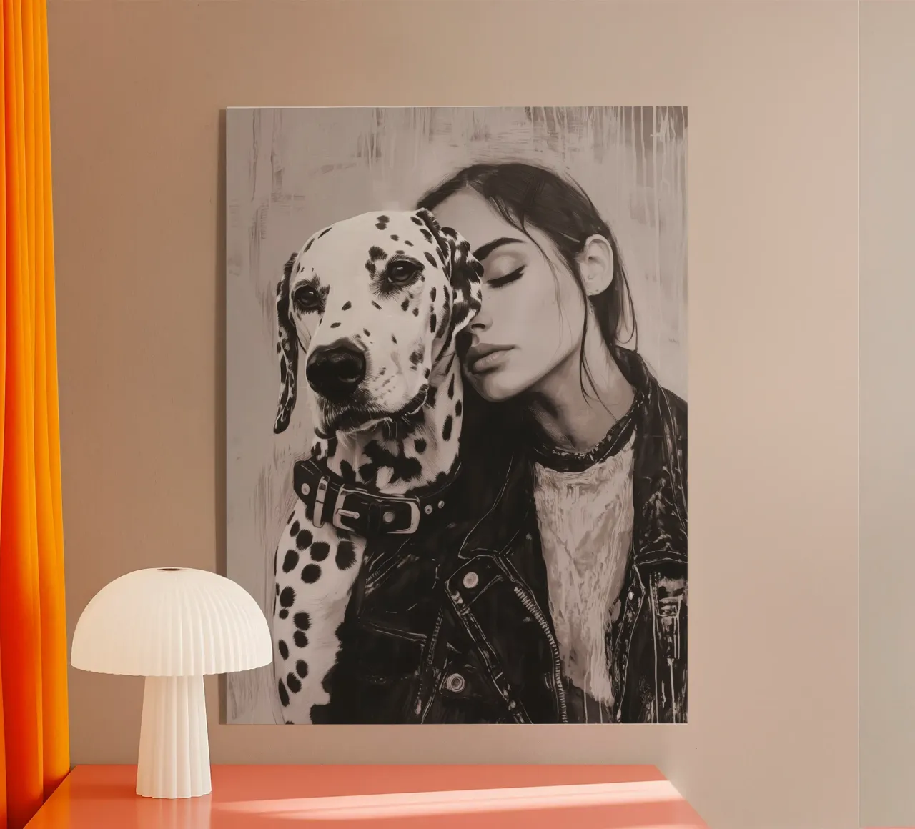 Io e il mio cane (n. 3) plexiglass da Katja Stehle Design