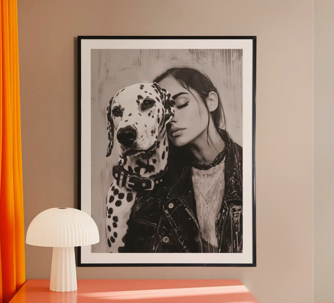 My dog and I (No. 3) hahnemühle by Katja Stehle Design