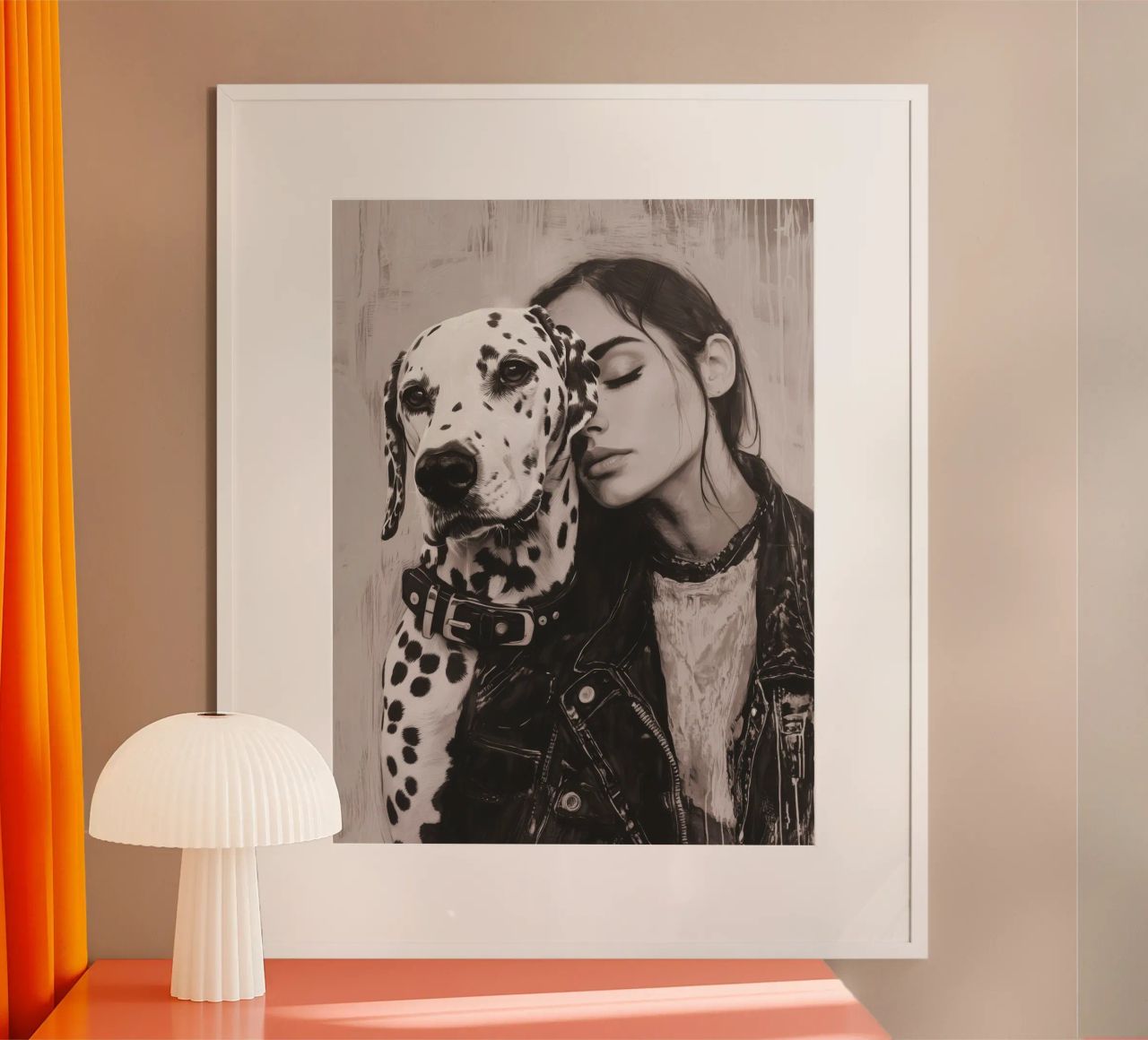 Mein Hund und ich (Nr. 3) Poster von Katja Stehle Design