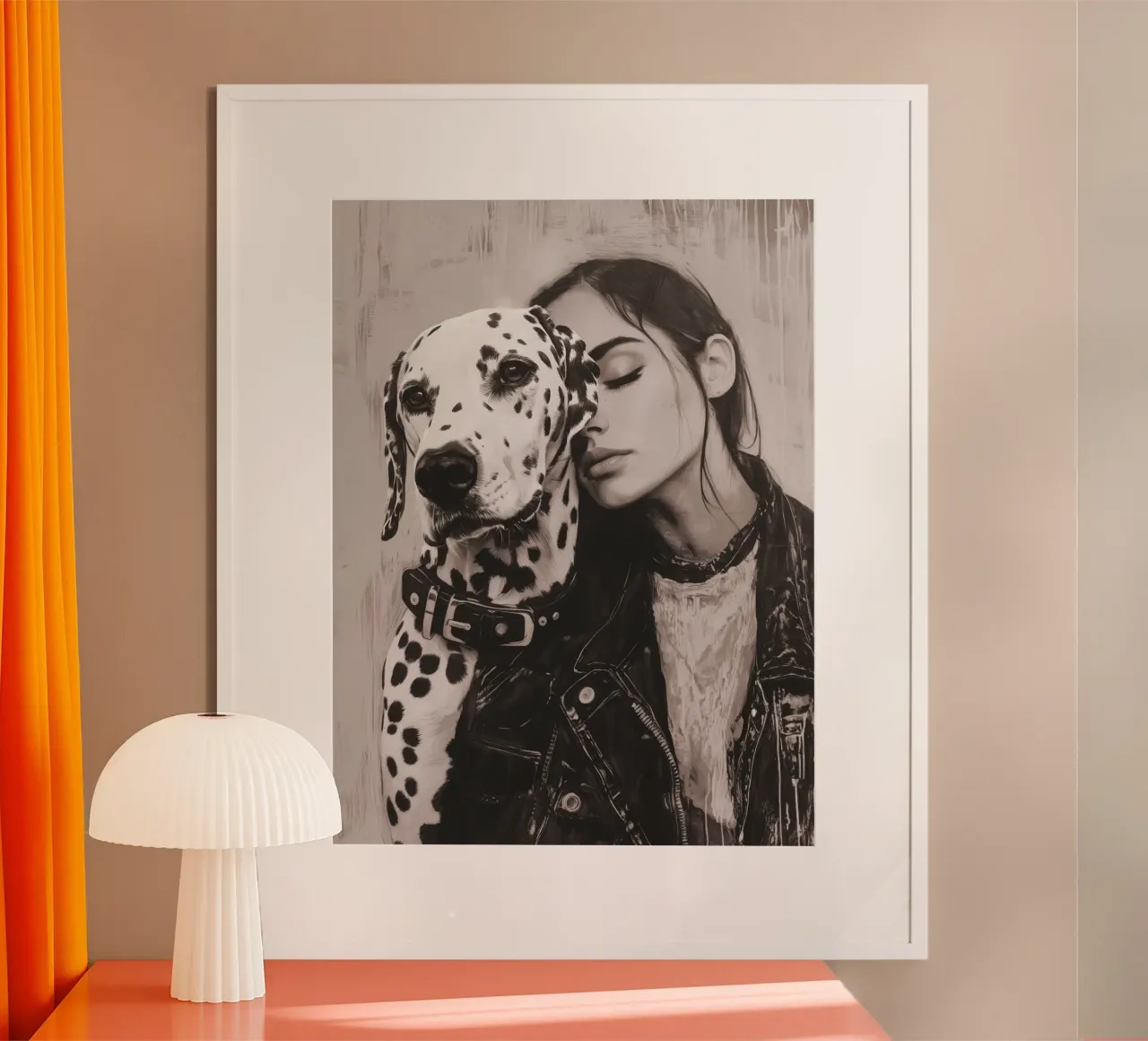 My dog and I (No. 3) hahnemühle by Katja Stehle Design