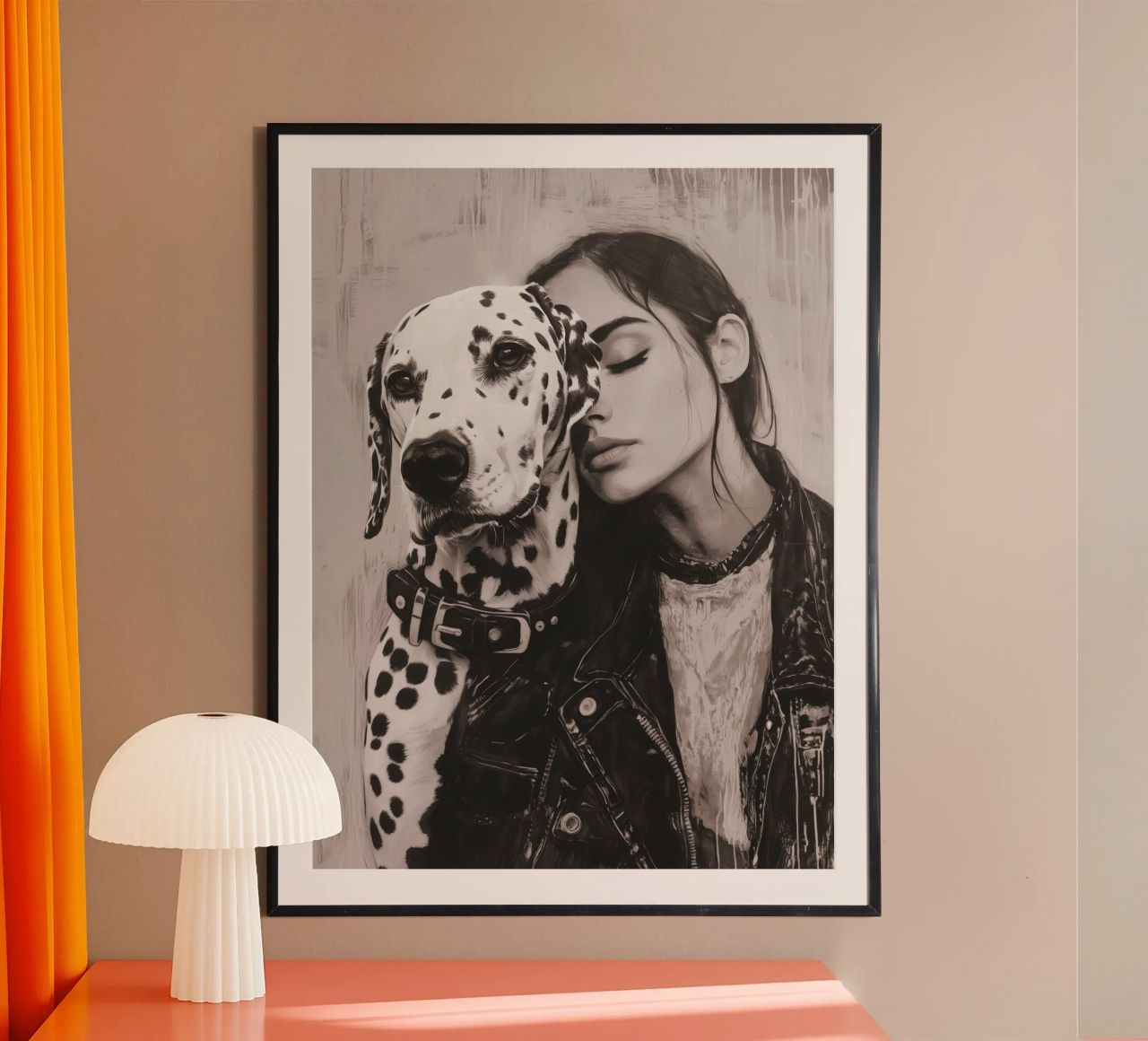 Mein Hund und ich (Nr. 3) Poster von Katja Stehle Design
