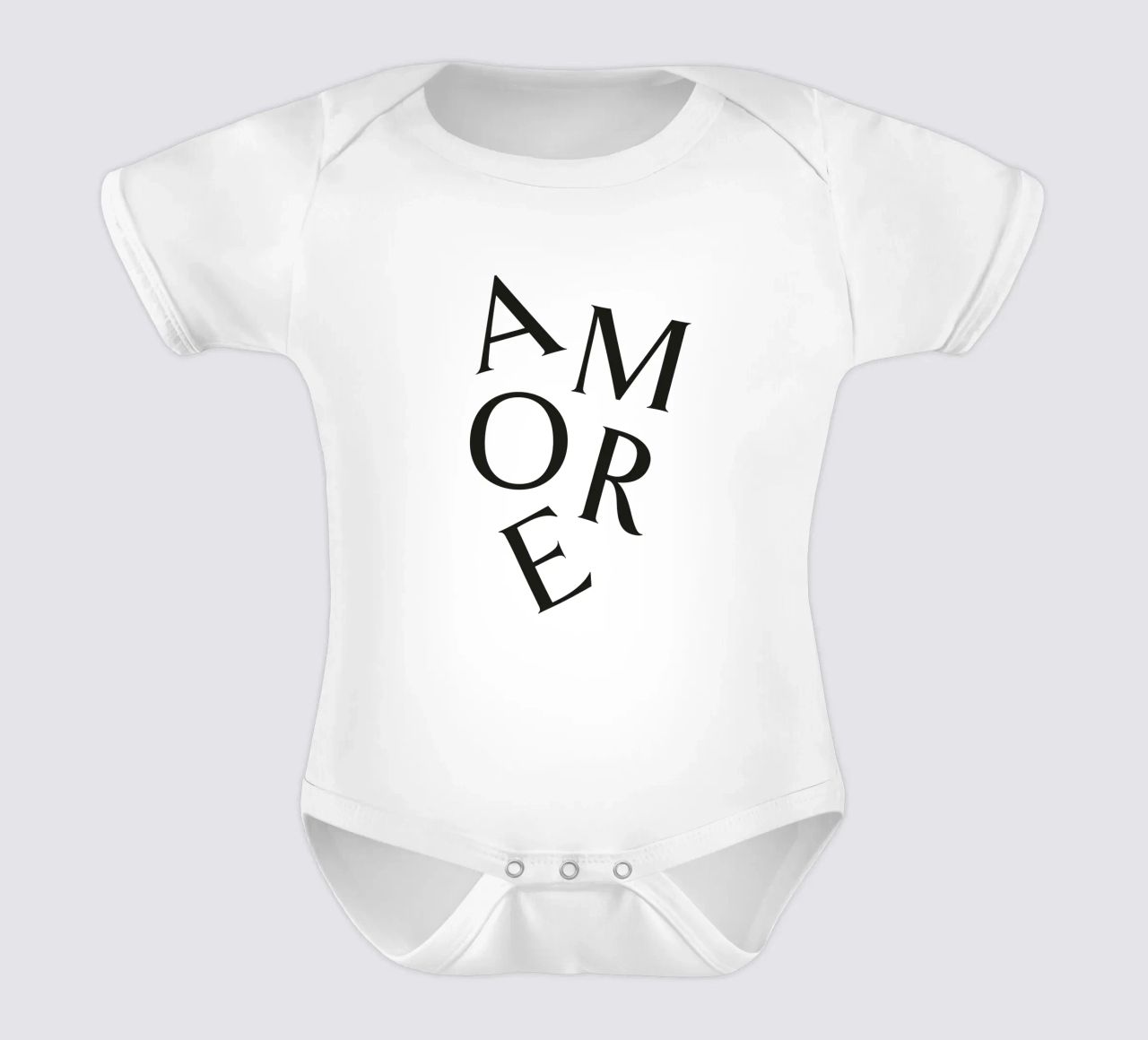 AMORE body neonato maniche corte da Katja Stehle Design