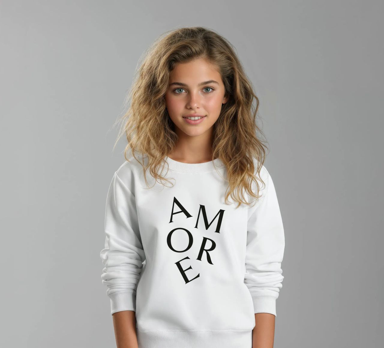 AMORE felpa bambino da Katja Stehle Design