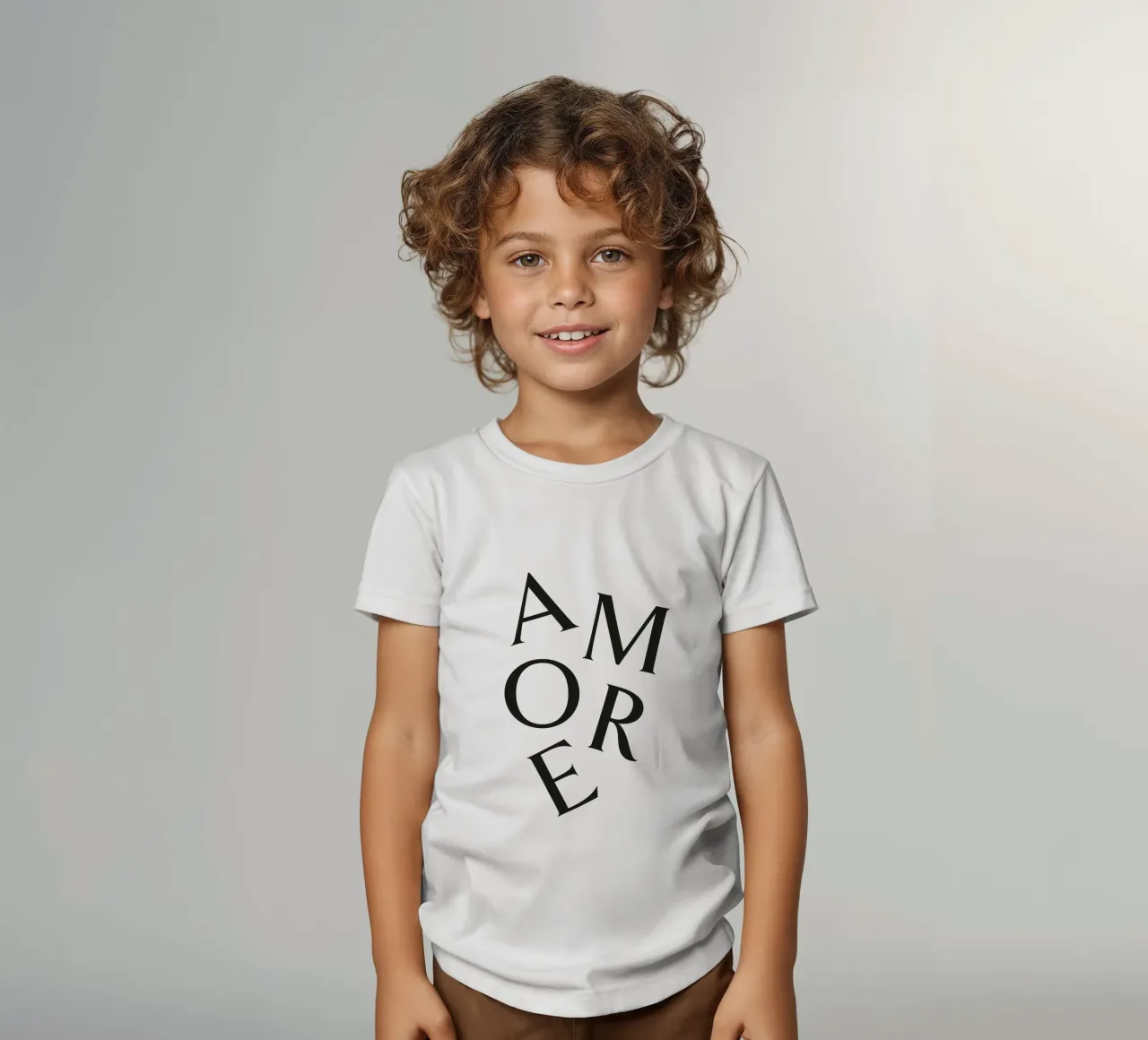 AMORE t-shirt bambini da Katja Stehle Design