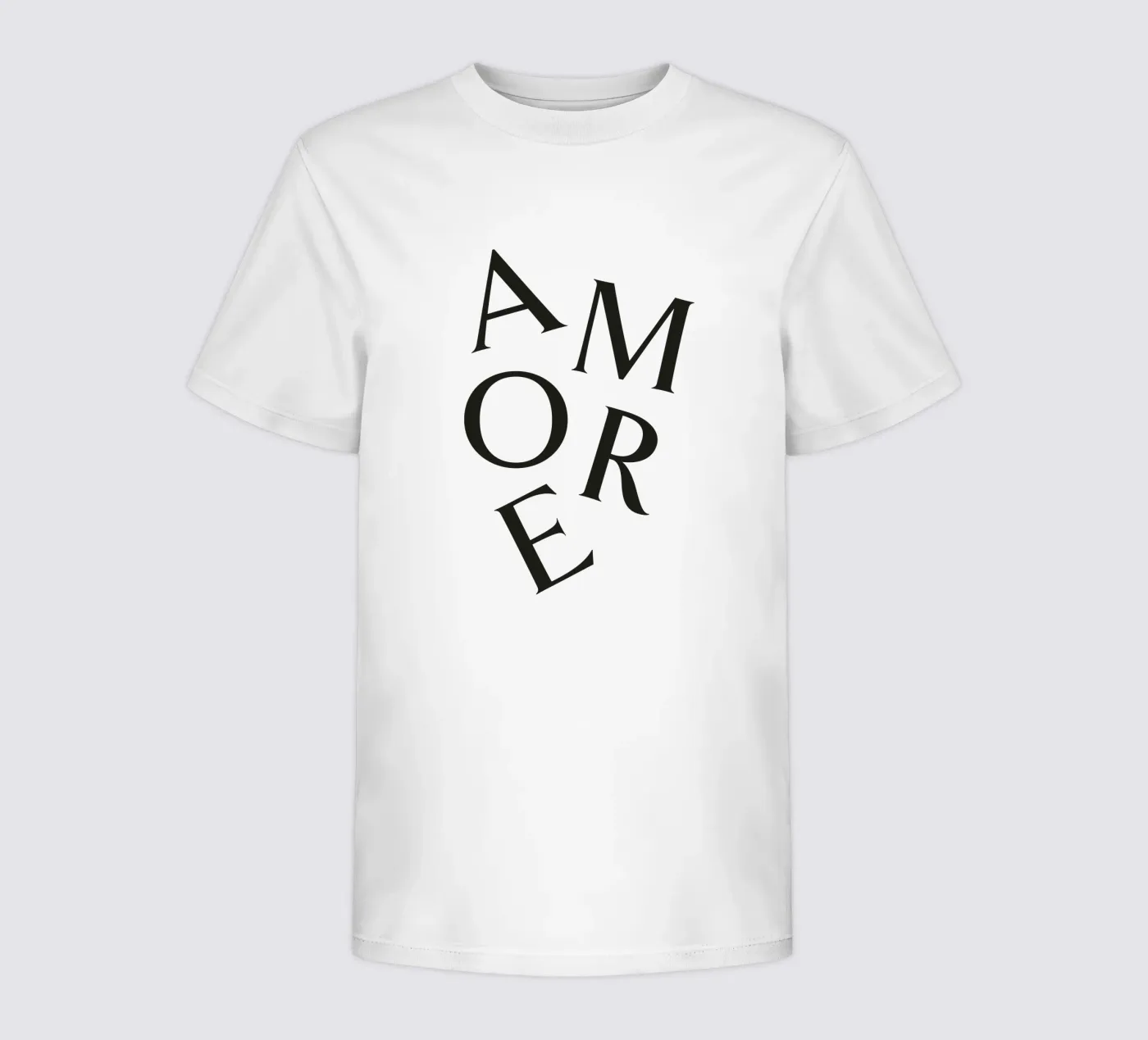 AMORE t-shirt bambini da Katja Stehle Design