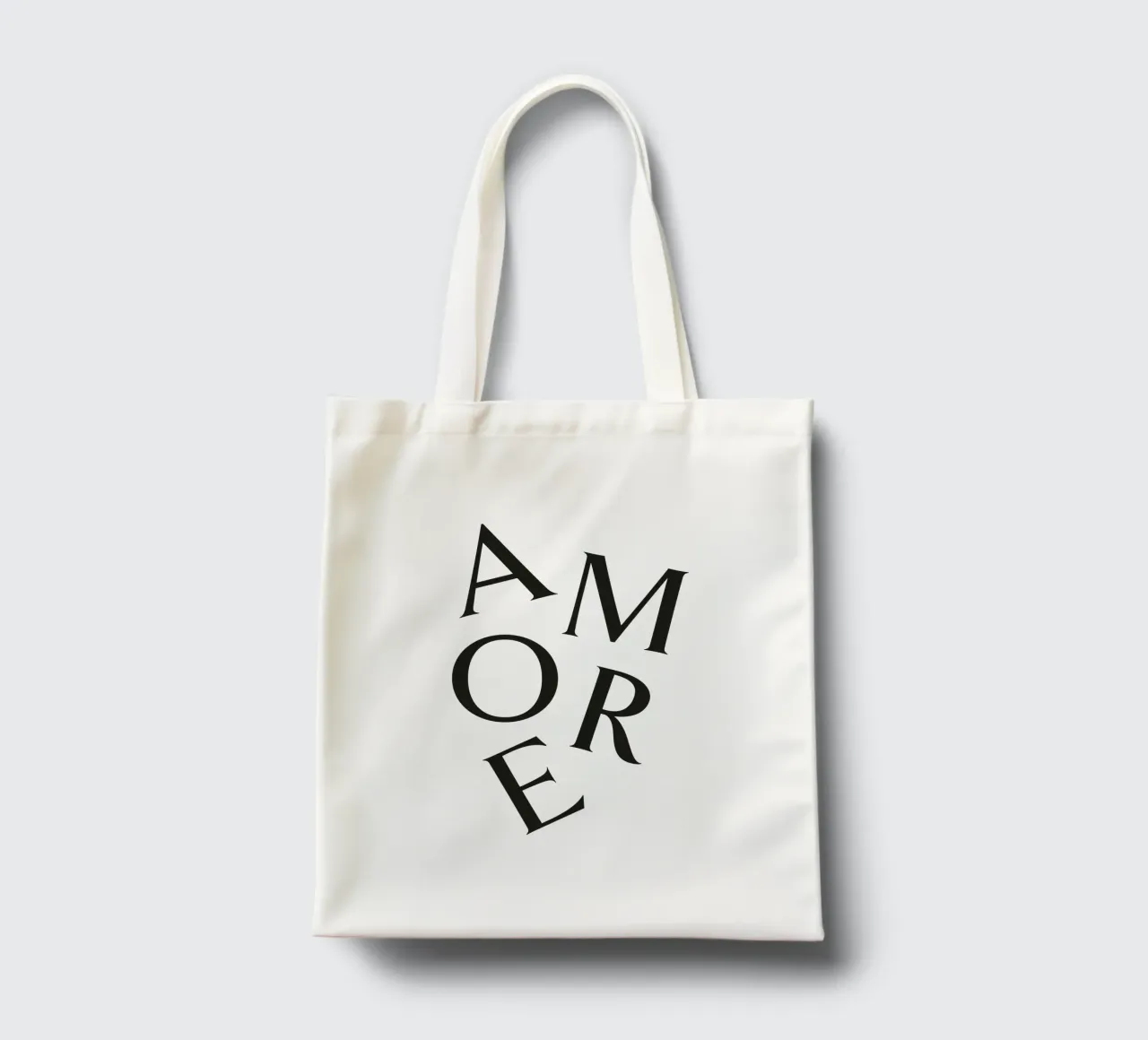 AMORE borsa in juta da Katja Stehle Design