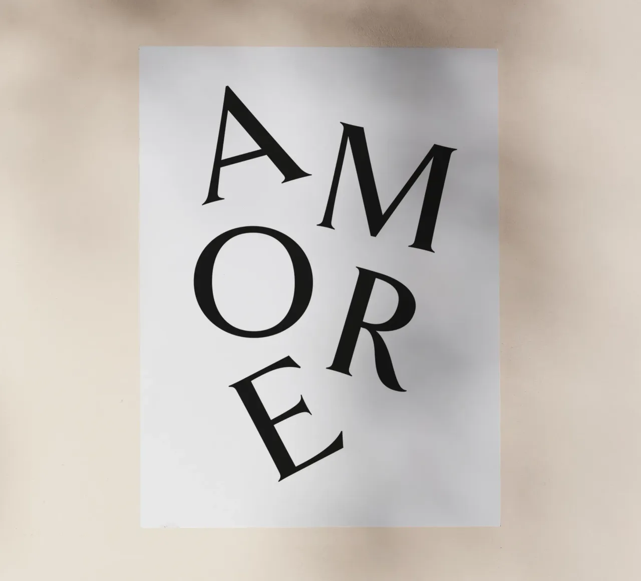 AMORE Backlit Folie von Katja Stehle Design