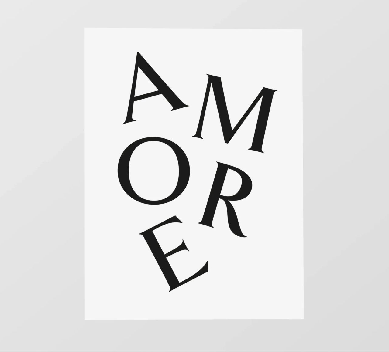 AMORE pellicola backlit da Katja Stehle Design