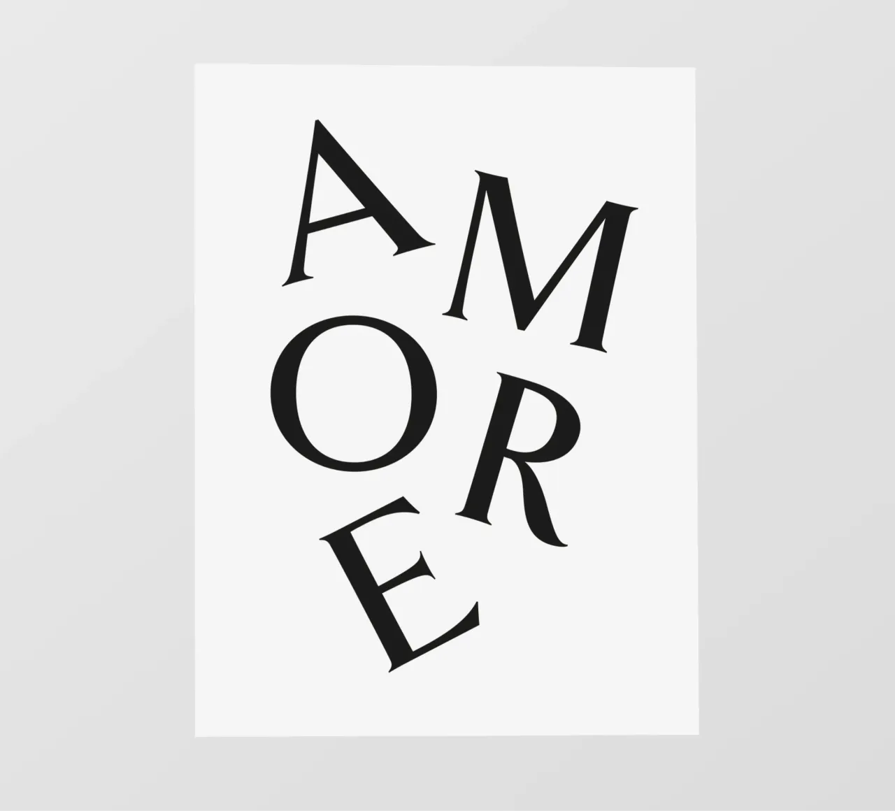 AMORE Backlit Folie von Katja Stehle Design