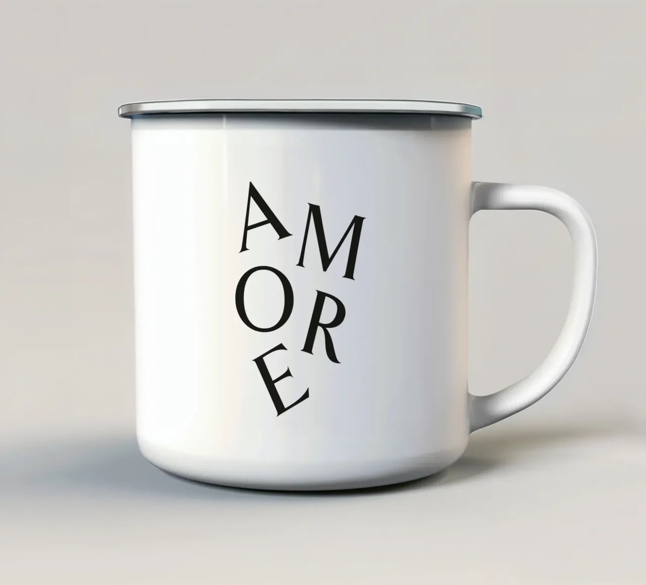 AMORE tazza in smalto da Katja Stehle Design