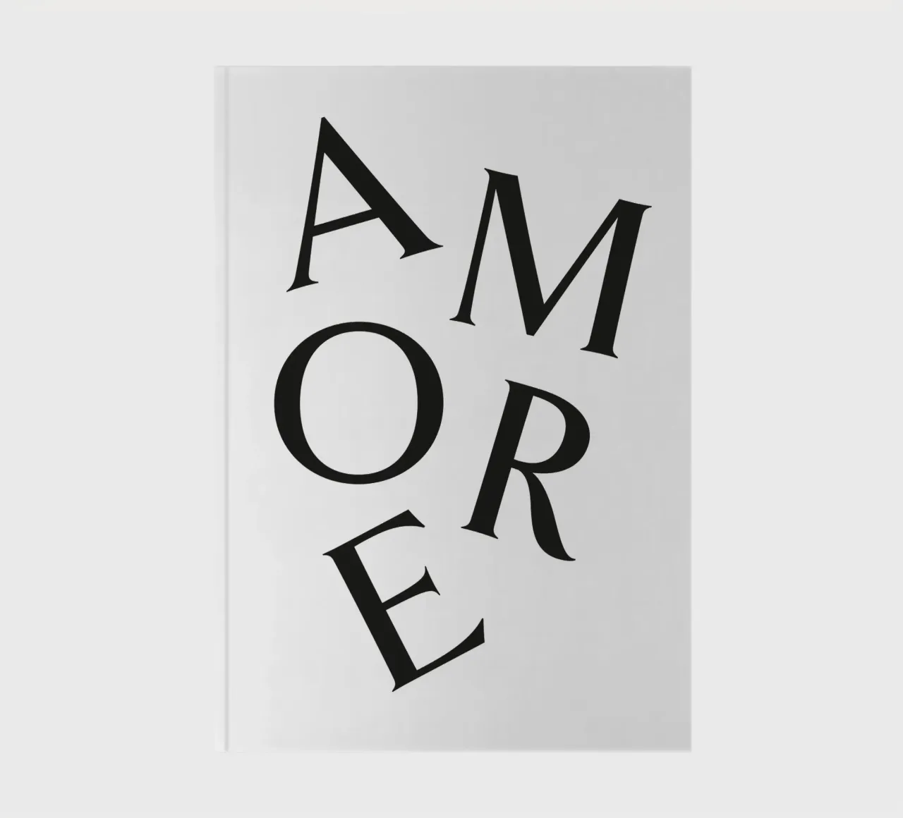 AMORE carnet de notes de Katja Stehle Design