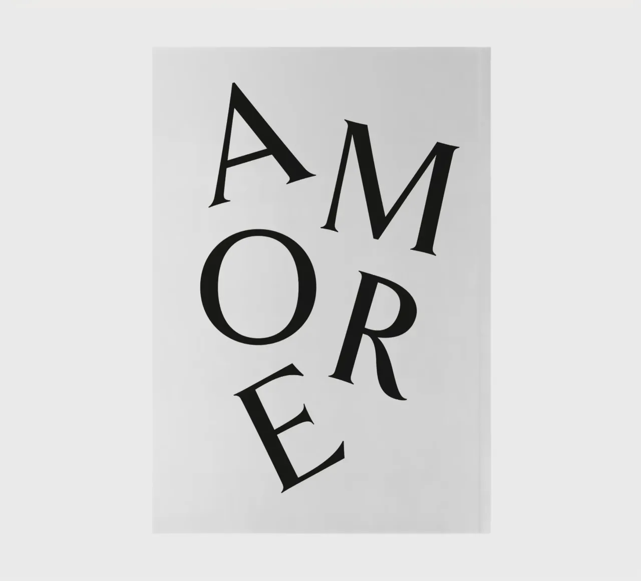 AMORE carnet de notes de Katja Stehle Design