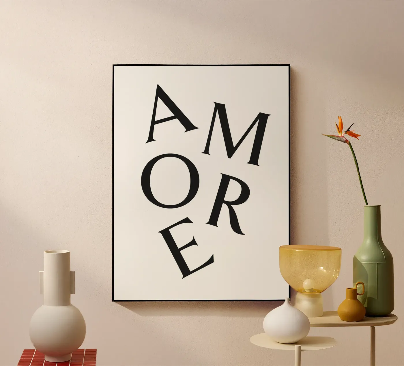 AMORE plexiglas de Katja Stehle Design