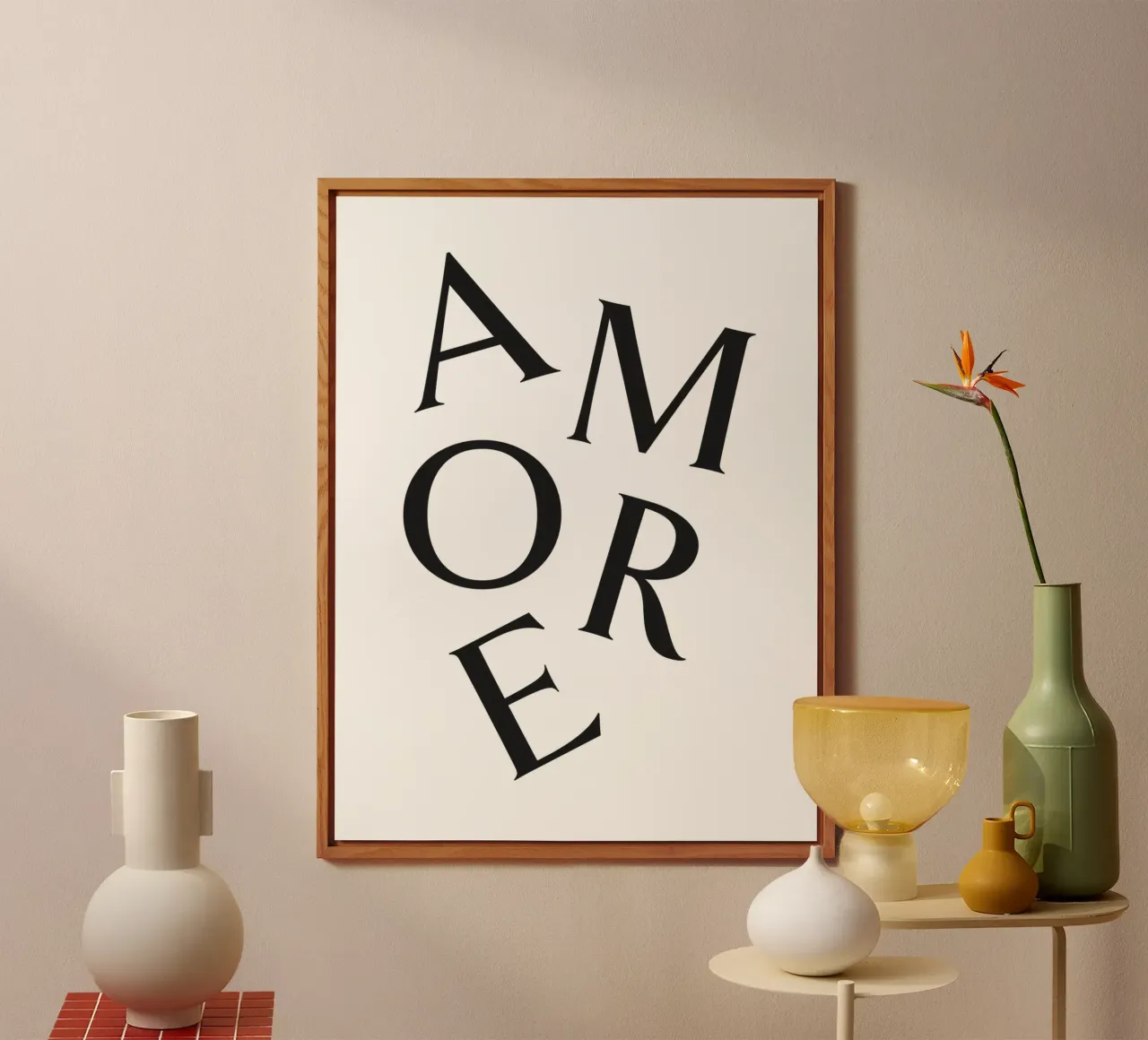 AMORE Alu-Dibond von Katja Stehle Design