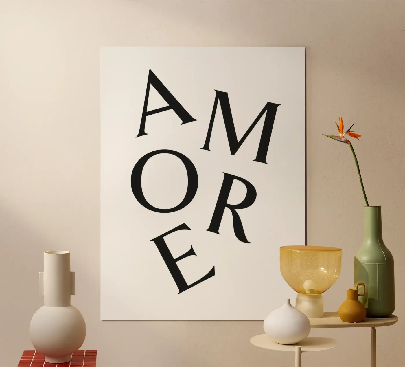 AMORE poster da Katja Stehle Design
