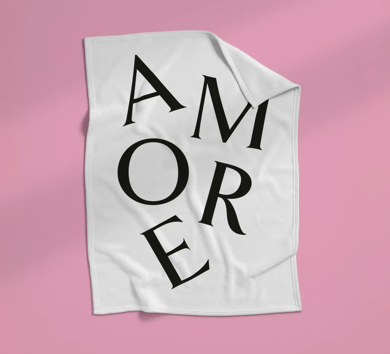 AMORE fleece blanket by Katja Stehle Design