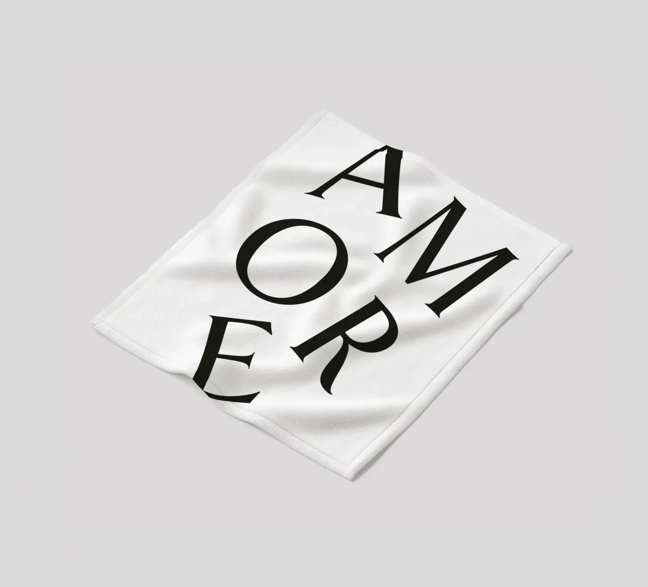 AMORE fleece blanket by Katja Stehle Design