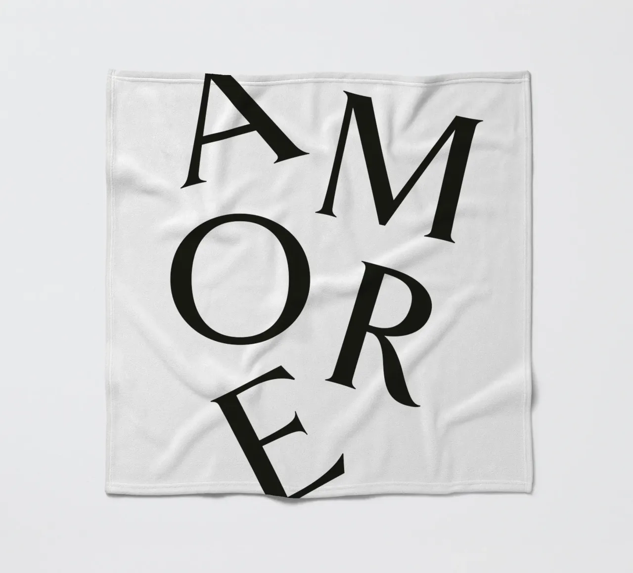 AMORE fleece blanket by Katja Stehle Design