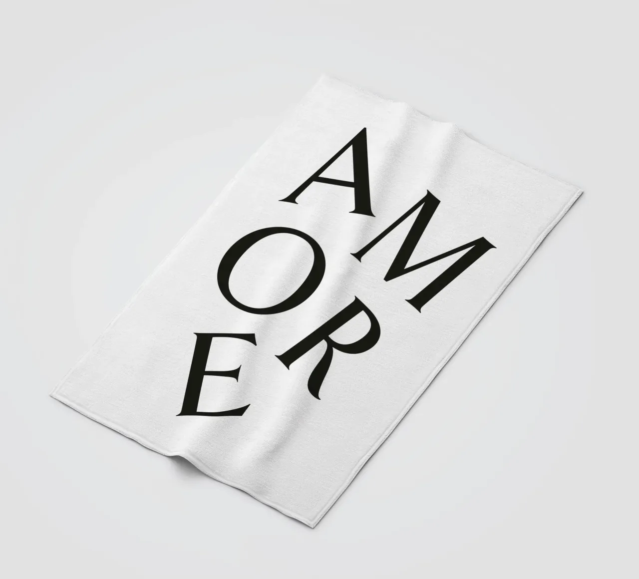 AMORE fleece blanket by Katja Stehle Design