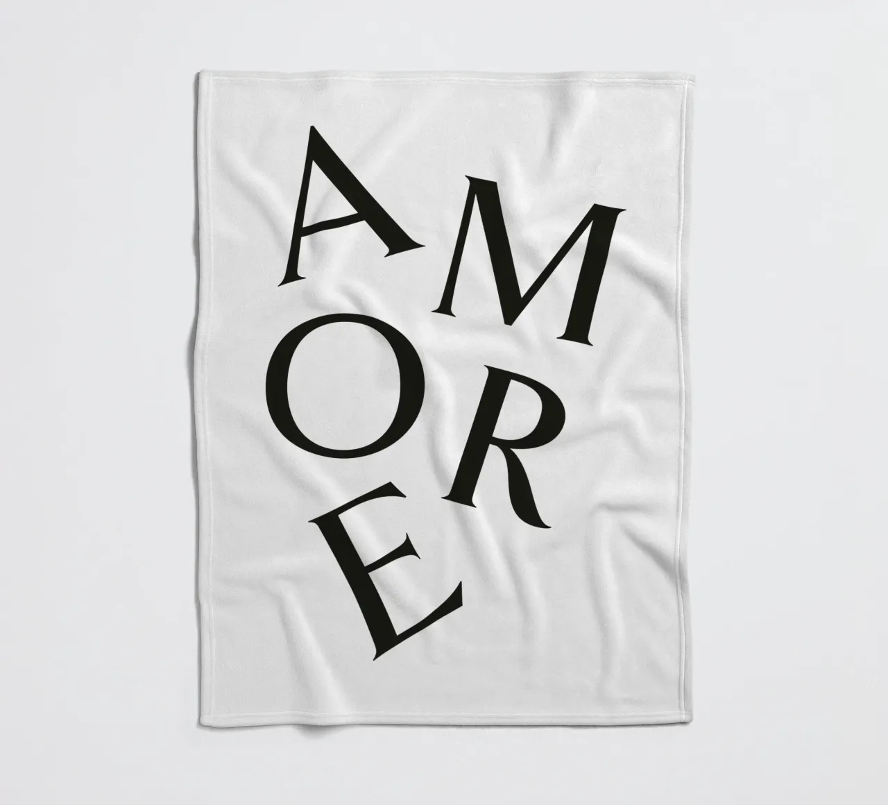 AMORE fleece blanket by Katja Stehle Design