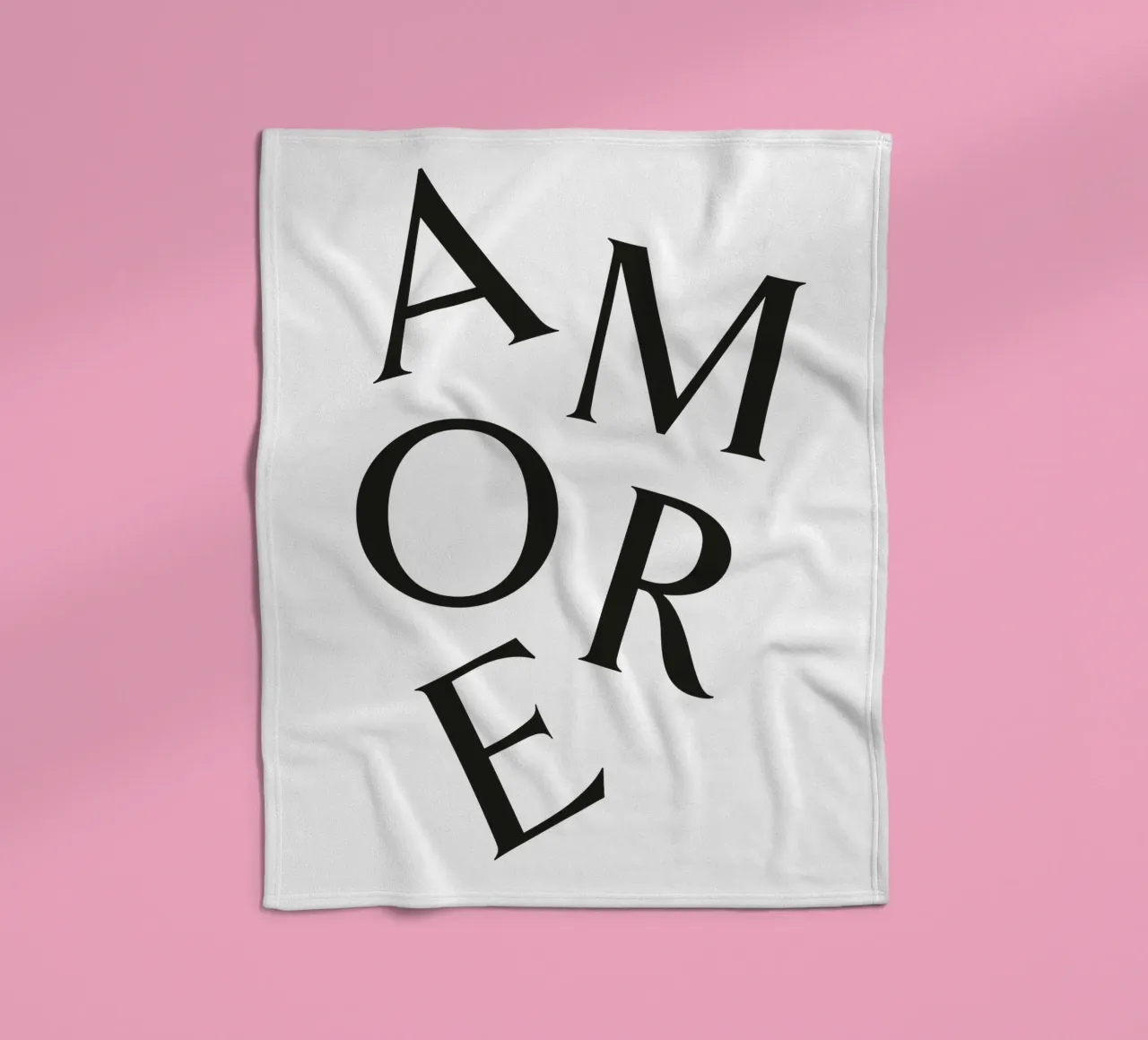 AMORE fleece blanket by Katja Stehle Design