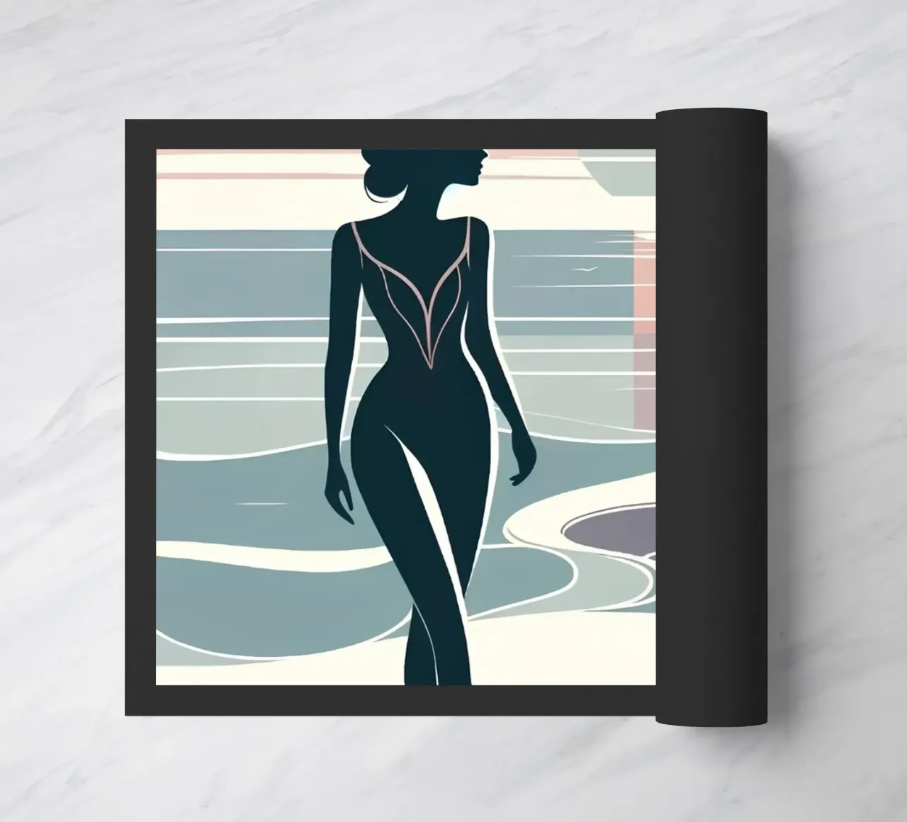 silhouette woman zerbino da saimo