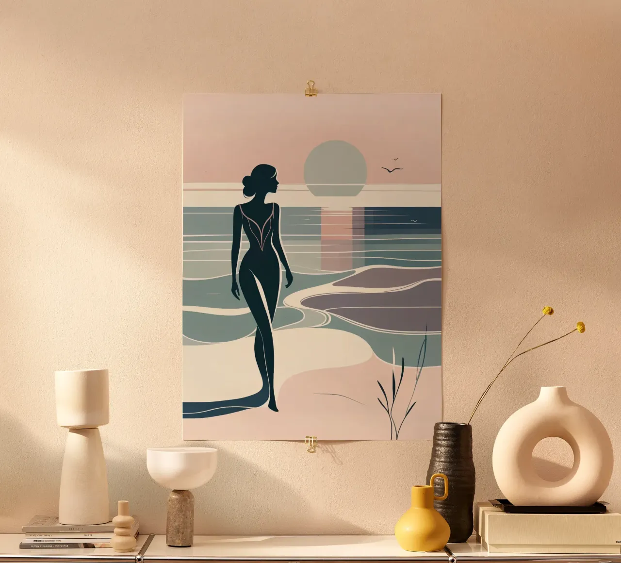silhouette woman carta hahnemühle da saimo