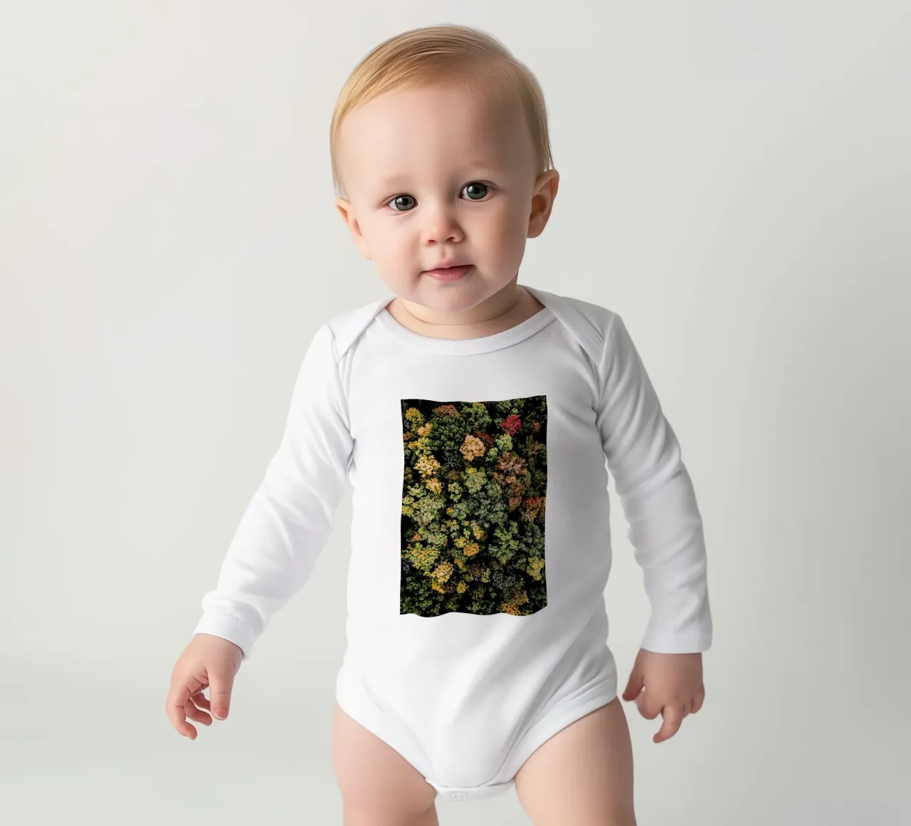 Tones of Autumn body neonato maniche lunghe da Airpixels