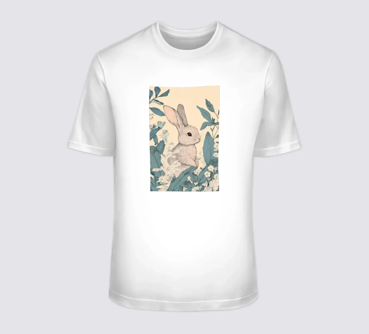 Conejo en la jungla camiseta de Melloi Art Print
