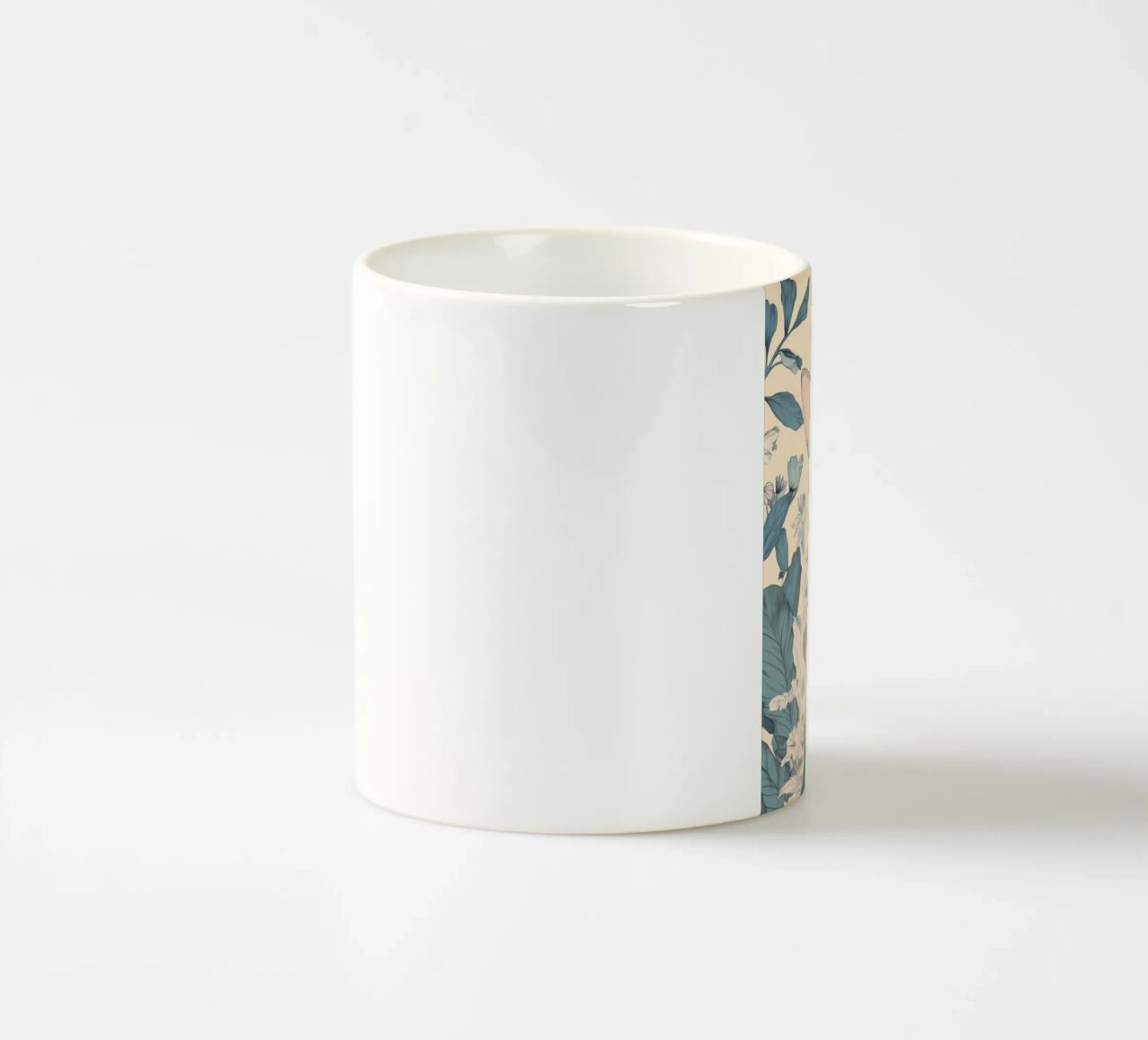 Rabbit in the Jungle ceramic mug by Melloi Art Print