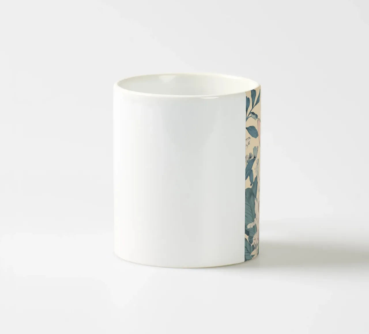 Conejo en la jungla taza de cerámica de Melloi Art Print