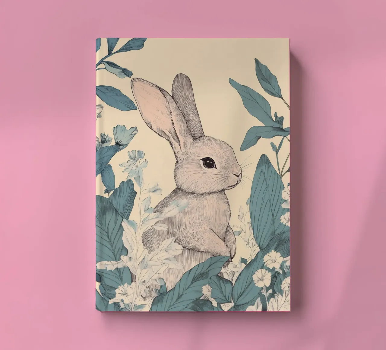 Le lapin dans la jungle carnet de notes de Melloi Art Print