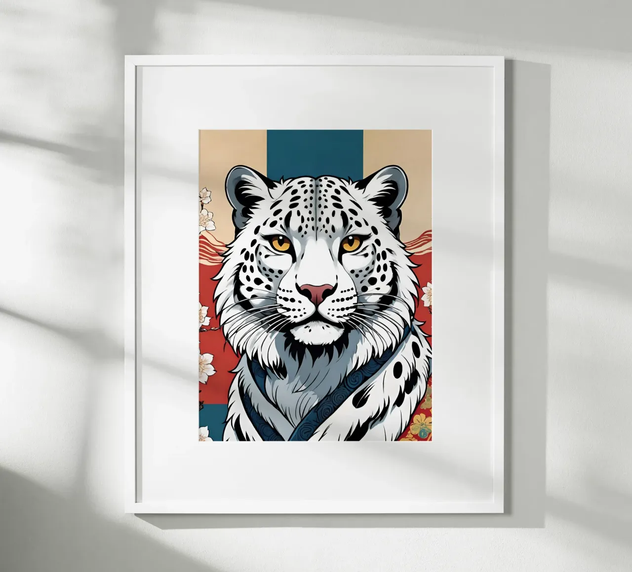 leopardo delle nevi carta hahnemühle da saimo