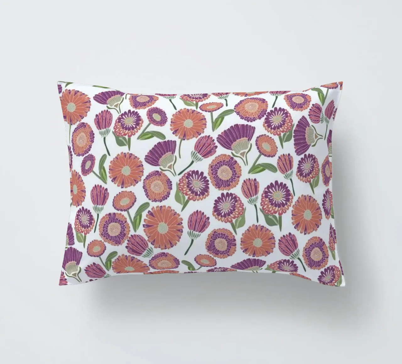Pretty Florals decorative cushion by Pom Graphic Design