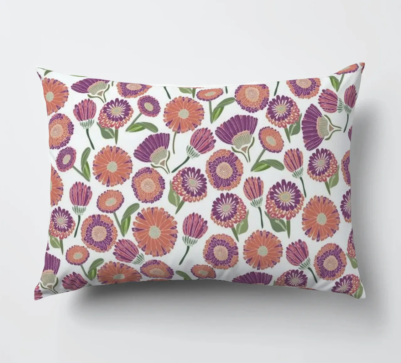 Pretty Florals decorative cushion by Pom Graphic Design