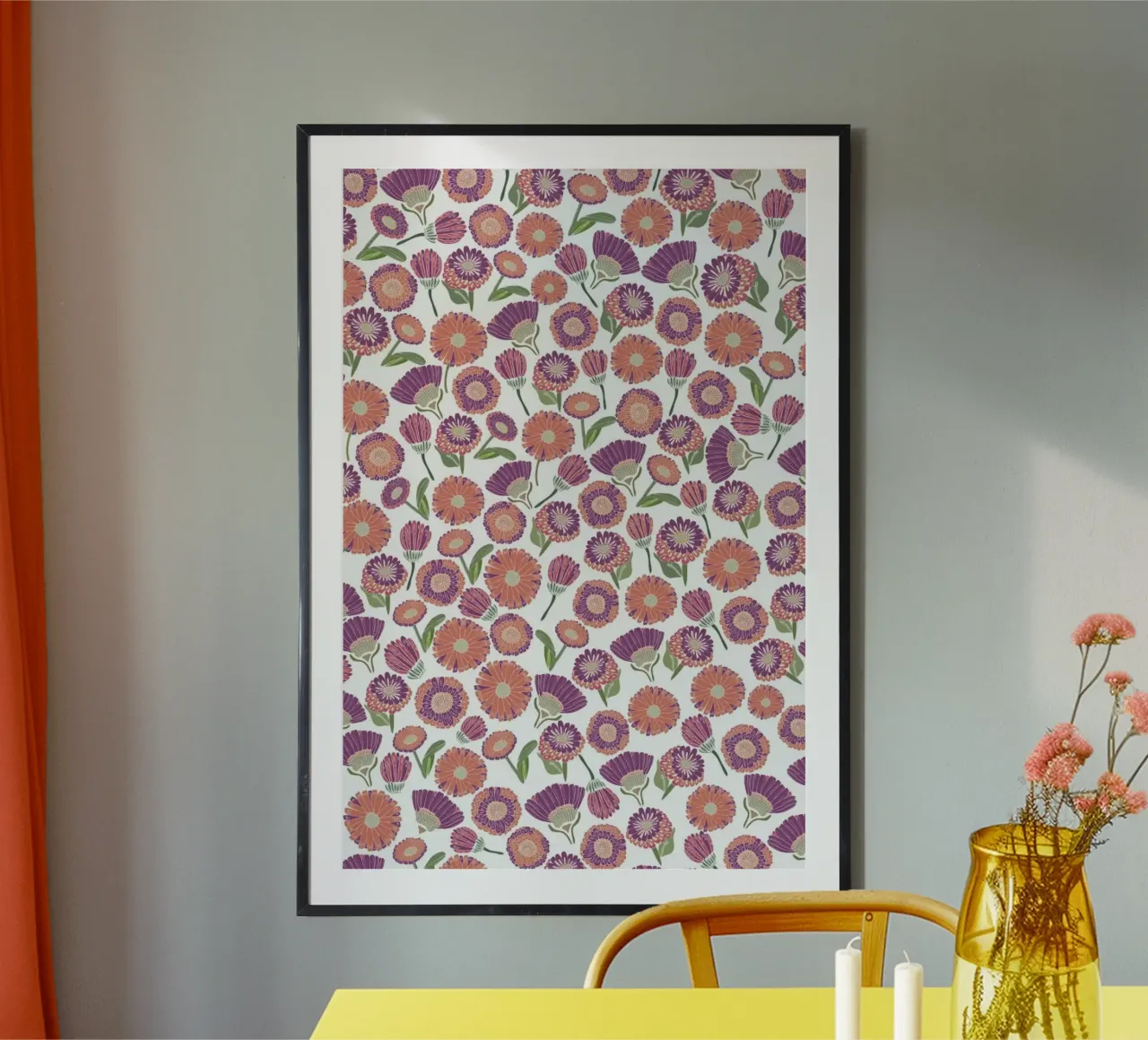 Pretty Florals poster da Pom Graphic Design