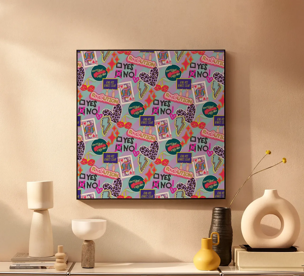 THE FUTURE IS FEMALE acrylic glass by LAUSEMIA DESIGN STUDIO