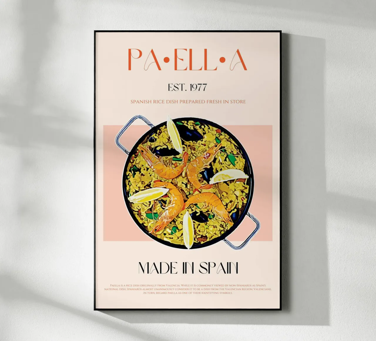 Paella Druck Acryl-Glas von KOKRPrints