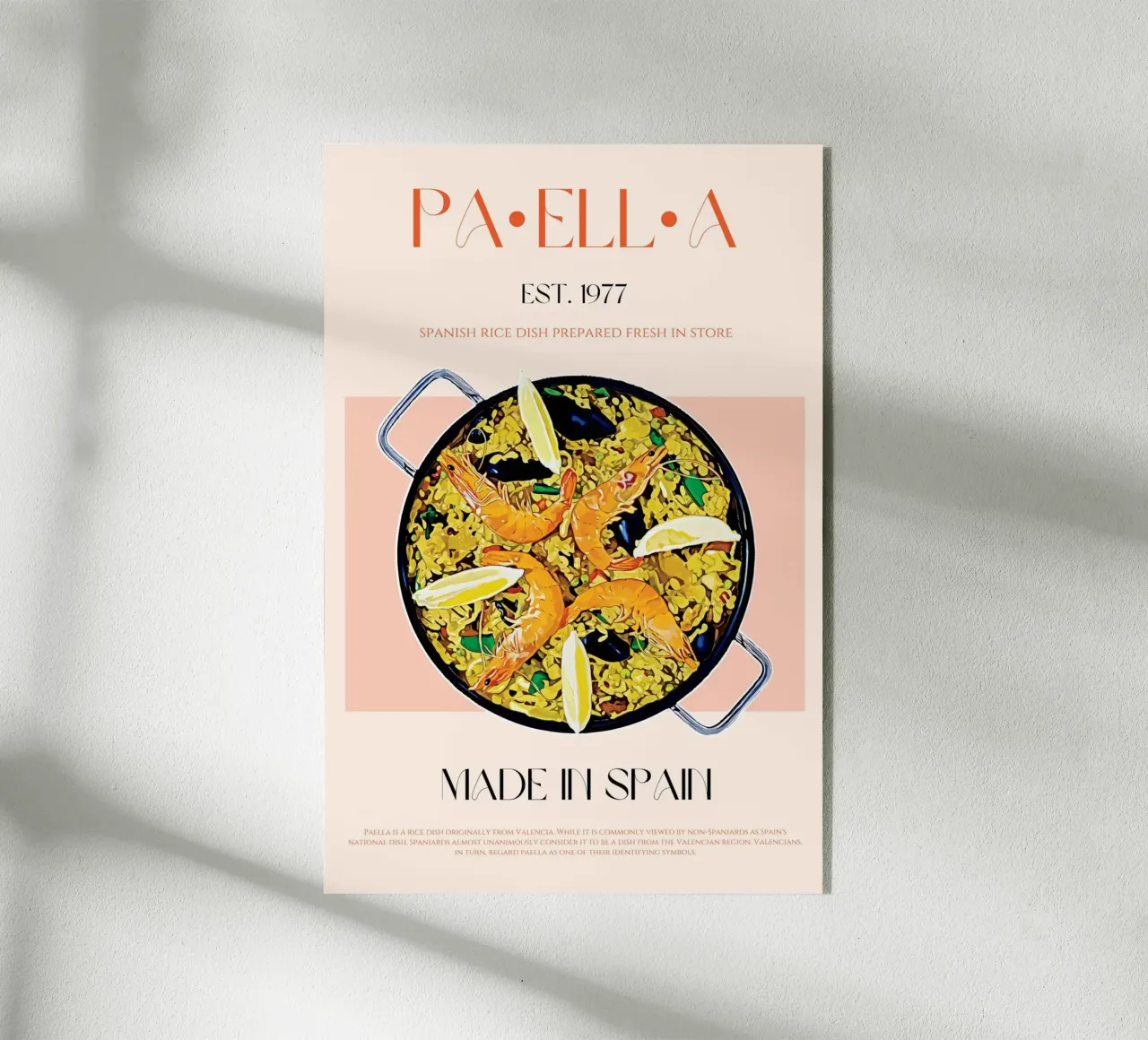 Paella Print plexiglass da KOKRPrints