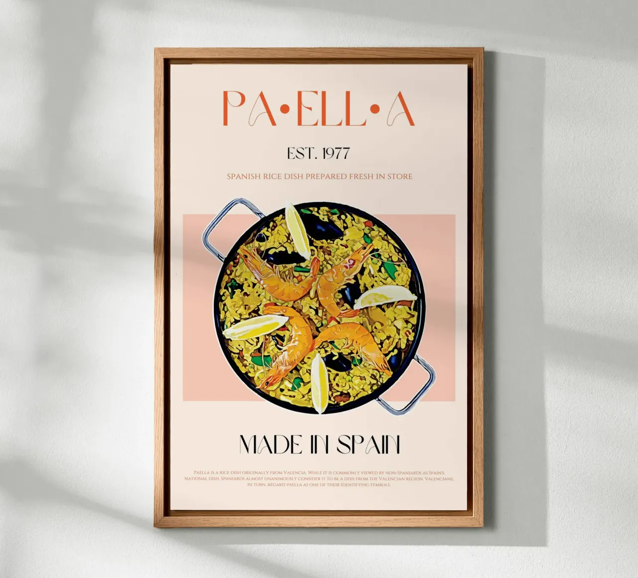 Paella Print alluminio dibond da KOKRPrints