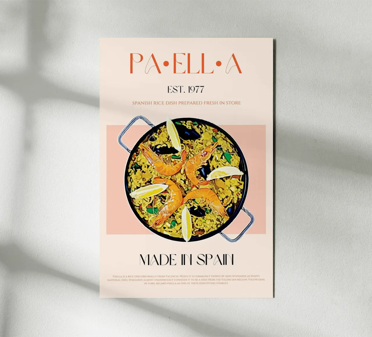 Paella Print alluminio dibond da KOKRPrints